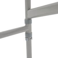 Marco envolvente para inodoro, marco para asiento de baño, barra de soporte de seguridad para inodoro, plegable, 56x46cm/22x18 pulgadas, acero al carbono, PE para inodoros en todo tipo de hogares - details 6