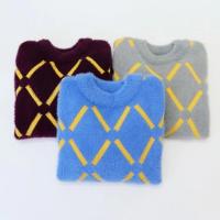 Suéter de otoño e invierno para niños de 1 a 10 años, camisas de cuello alto tejidas con piel de visón, Jersey grueso, ropa para niños - details 0