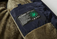 Chaqueta de lana con cuello levantado para hombre, chaleco acolchado informal, camisetas cálidas impermeables - details 10