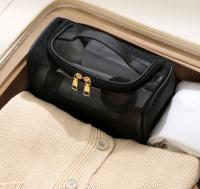 Bolsa De Maquillaje De Gran Capacidad Con Diseño De Malla Transparente Para Viajes Bolsa De Toallas De Higiene Personal De Nylon - details 3