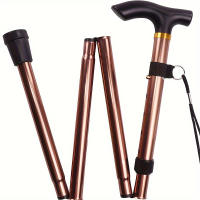 Bastones de trekking de aleación de aluminio, bastones de marcha ajustables con cierre de palanca, diseño ligero y plegable con punta de goma para senderismo y viajes - Sin varilla de magnesio/pedernal - details 1