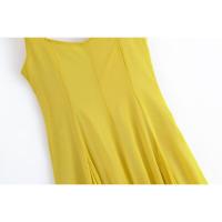 Vestido midi popular de moda femenina europea y americana con correa ancha para el hombro - details 6