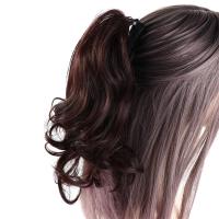 Aumento sintético del volumen del cabello, extensión de cabello, pinza de garra Natural, cola de caballo, cola de caballo ondulada corta, peluca de cola de caballo, peluca de media cola de caballo - details 0