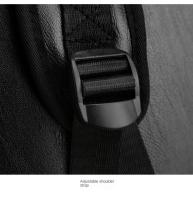 Mochila Pu para hombres, mochila para estudiantes universitarios minimalistas, bolsa de computadora para viajes de negocios, bolso de ocio de gran capacidad - details 29