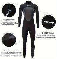 Traje de neopreno de cuerpo completo para hombre, Traje de buceo de manga larga, traje de baño de protección solar para hombre - details 3