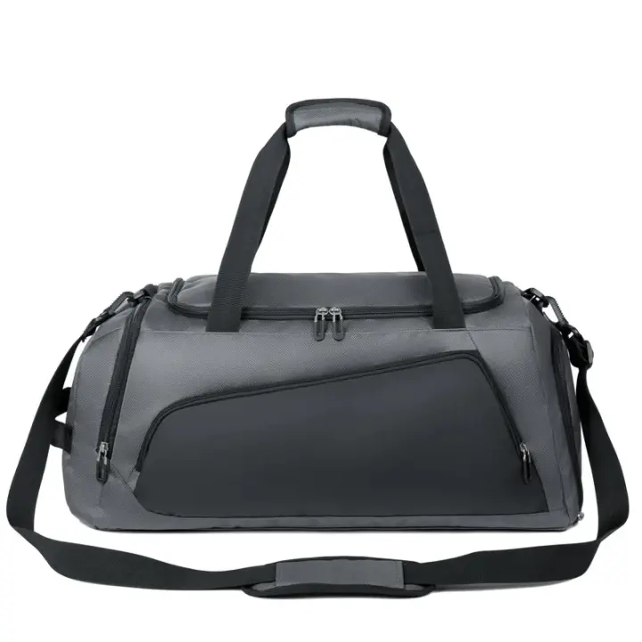 Bolsa de Deporte y Fitness de Gran Capacidad para Viajes Senderismo Gimnasio Bolso a Mano para Zapatos Bolsillo Secado Líquido Separación Entrenamiento Bolsa Cruzada - 1