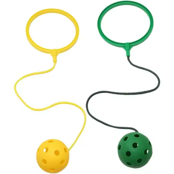 2pcs Children Jumping Rope Jumping Ring for Kids Bouncing Ball for Fitness Ankle Jump Ring Toy Sports Fat Burning Game Kids Outdoor Playsets Skip Ball to Rotate Outdoor Ball Bounce - 1