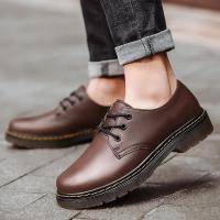 Zapatos de Lujo al Aire Libre Estilo Británico Zapatos de Trabajo de Suela de Tendón de Carne con Cordones Moda Casual para Hombres - details 12