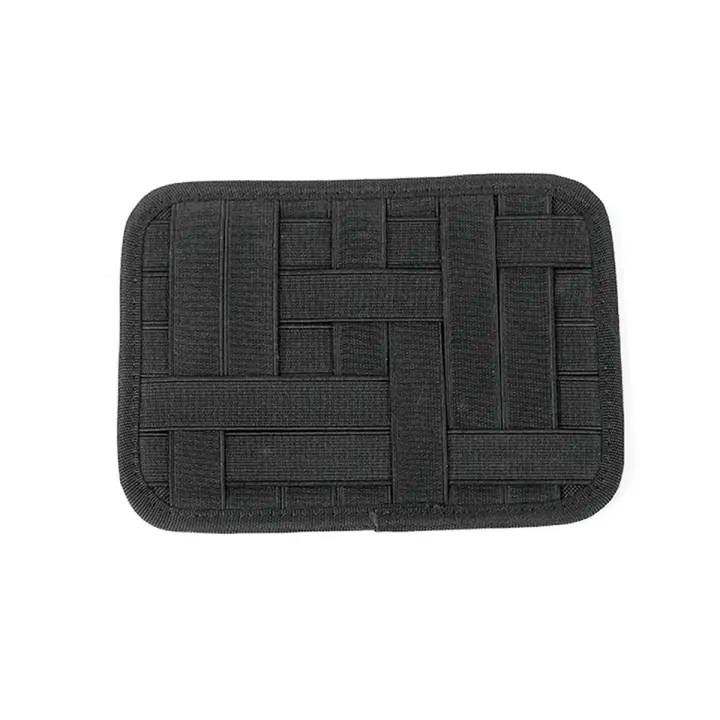 Organizador de consola central de almacenamiento para Jeep Wrangler TJ 1997-2006, accesorios, reposabrazos, correas, Panel Molle - 1