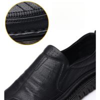 Nuevos Zapatos De Cuero Transpirables Para Hombres, Zapatos Casuales De Suela Blanda De Conducción Para Hombres - details 6