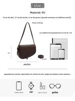 Nuevos bolsos de mujer, bolsos de mensajero, bolsos de un hombro y axilas. - details 1