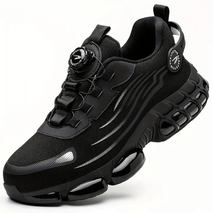 Zapatos de trabajo de seguridad transpirables para hombre: zapatillas industriales y casuales duraderas - 1