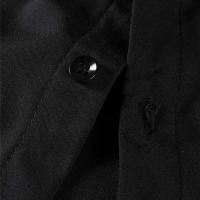 Nueva camisa de negocios de manga corta informal de color sólido para hombre, moda de verano, sin permanente, top cómodo y versátil - details 27
