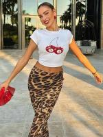 falda elegante con estampado de leopardo para mujer, faldas Maxi, ropa Y2K para oficina, Club, fiesta, ropa de calle informal, venta al por mayor, 2025 - details 26