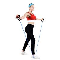 Banda De Resistencia Con Manijas 5 Niveles Ejercicio De Entrenamiento De Fitness Bandas Elásticas Para Fortalecimiento Muscular Y Acondicionamiento Corporal - details 8
