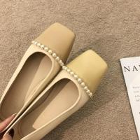 Nuevos Zapatos Planos Cuadrados con Perlas Estilo Francés Antideslizante Casual para Mujeres - details 9
