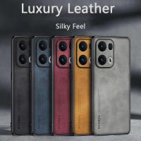 Teléfono de cuero retro para OPPO Reno 13 Pro 5G, funda protectora a prueba de golpes y prevención de caídas - details 0