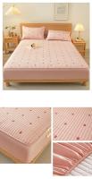 Funda de cama de estilo Simple, colcha acolchada, cubierta de colchón agradable para la piel, ropa de cama elástica para el hogar (sin funda de almohada), 1 unidad - details 17