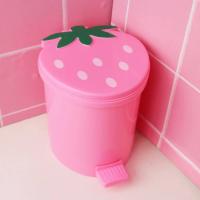 Mini contenedor de basura de sellado con tapa, cubo de basura decorativo Pop-Up de fresa, 1 pieza - details 9