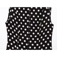 Polka Dot Dress with Round Neck Sleeveless, Long Flared Dress, Summer New Arrival Women's Clothing BUNO-2025Temperament. - details 6