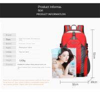 Mochila de senderismo impermeable para mujeres y hombres, bolsa de viaje portátil, aire libre - details 7