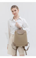 Mochila antirrobo para mujer Nuevas y elegantes mochilas para ir al trabajo Mochila de viaje al aire libre para mujer Bolsa de cuero adhesiva Bolsas urbanas de moda estética Bolsas de libros de color azul - details 17