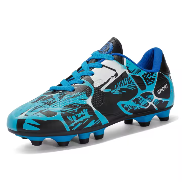 Zapatos de fútbol de cuero antideslizantes para niños, adolescentes y adultos. - 1