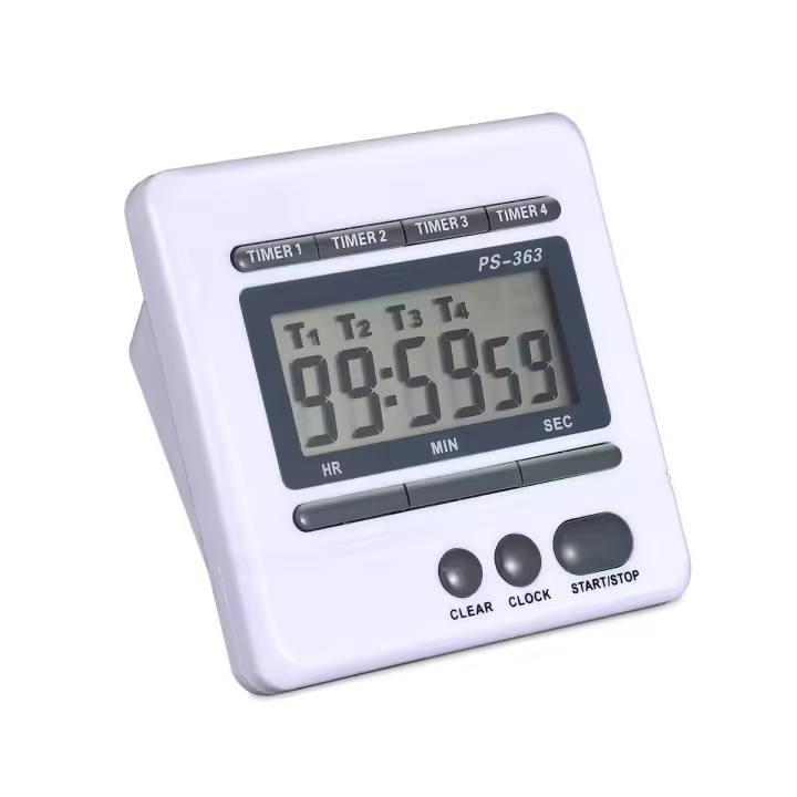 Temporizador de Cuenta regresiva Digital, reloj de 4 canales para Cocina - 1