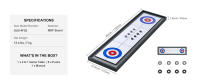 SucceBuy Juego de mesa de curling y pala de 45" 2 en 1: ¡diversión familiar en cualquier lugar! Este juego portátil SucceBuy de 45" combina pala de pala y curling. - details 6