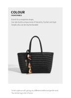 Bolso de mano de gran capacidad, nuevo bolso grande y versátil para mujer, bolso de hombro, bolso de cesta de verduras tejido elegante francés. - details 12