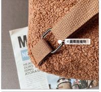 Mochila de felpa, bolso de mujer, nueva versión coreana, súper linda mochila con orejas de oso, mochila para niñas, bolso padre-hijo. - details 8
