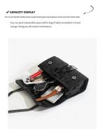 Bolso Cruzado de Lentejuelas para Mujer Bolso de Mano Casual con Correa de Cadena - details 2