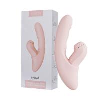 Vibrador blanco chupando enchufe telescópico automático femenino punto D prensa marea juguetes sexuales - details 4