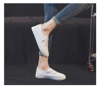 Zapatos blancos pequeños zapatillas coreanas zapatos de mujer zapatos casuales estudiantes zapatos planos zapatos de maternidad - details 15