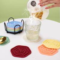 Posavasos de silicona antideslizante, copo de nieve suave, soporte para olla, vajilla, alfombrilla de aislamiento, accesorios de mesa hexagonales, Mantel Individual para taza - details 1