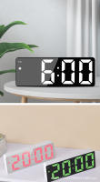 Reloj Despertador Recomendado Pila USB Doble Uso Espejo LED Colorido Reloj Despertador Inteligente Activado Por Voz Para Estudiantes - details 10