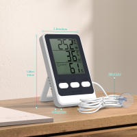 ORIA-termómetro Digital para refrigerador, dispositivo con sonda, Monitor de temperatura para interior y exterior, para acuario y pecera - details 3