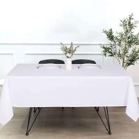 Mantel de PEVA con superposiciones de tela para bodas, Navidad, ducha, cumpleaños, eventos, banquetes, mesa de comedor para el hogar - details 9