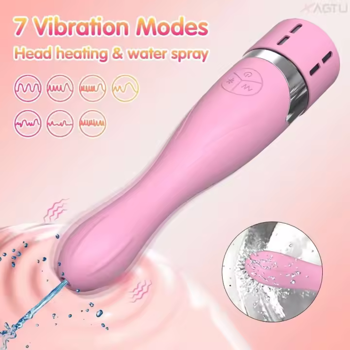 Leten nuevos juguetes sexuales limpiador de vibración Anal pulverizador de agua lubricante penetración vagina vibrador herramientas de masturbación mujeres hombres - 1