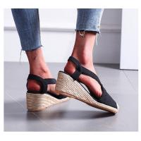 Sandalias de tacón de cuña informales de verano para mujer - details 5