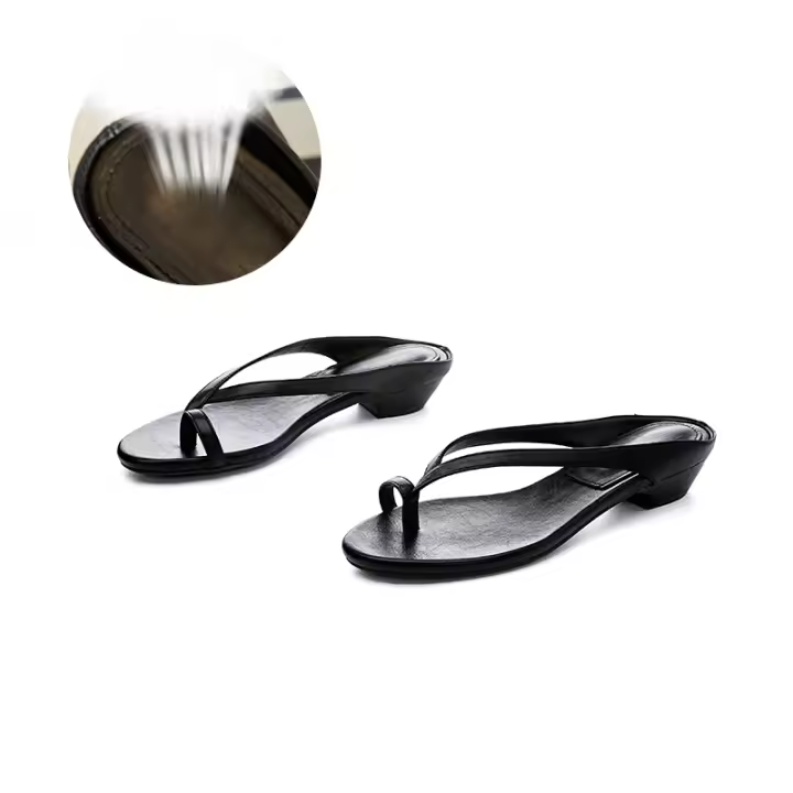 Nuevas chanclas sandalias versátiles casuales zapatillas de pellizco premium de media fregona de moda. - 1