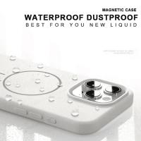 Funda de teléfono magnética para iPhone 15, 14, 16 Plus, 11, 12, 13, 16 Pro, funda de silicona a prueba de golpes, accesorios para teléfono con carga inalámbrica Magsafe - details 2