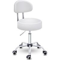 Respaldo |   Taburete de Trabajo Regulable en Altura 46-58 cm |   Taburete Giratorio con Ruedas - details 0