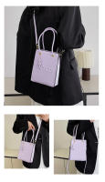 Bolso Cruzado Mini de Caramelo Bolso de Mano Estiloso con Partitura de Música - details 15