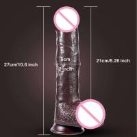 Leten-consoladores realistas de prepucio deslizante para mujer, 27 cm, ButtPlug, juego Anal vaginal falso largo, estimulador del punto G, Juguetes sexuales para adultos 18 - details 6