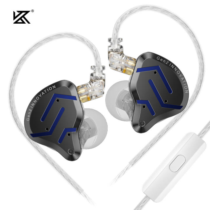 KZ-ZSN PRO 2 In-ear Wired Headphones With HD Mic Noise Cancelling Linear Coil Technology HIFI Stereo For Gaming Sport Live Calls