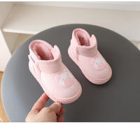 Otoño nuevas botas de nieve de algodón grandes lindas luces apiladas botas calientes de los niños engrosadas tesoro masculino botas de algodón antideslizantes tesoro femenino - details 10