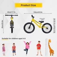 Bicicleta Sin Pedales para Niños de 3 a 4 5 6 7 Años, Ruedas de Goma Inflables de 16 Pulgadas, Bicicleta de Equilibrio con Sillín Ajustable, hasta 40 Kg, Juguetes para Niñas y Niños - details 13