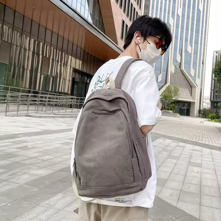 Mochila Escolar de Gran Capacidad Estilo Bosque Para Estudiantes Universitarios, Parejas, Viajes - 1