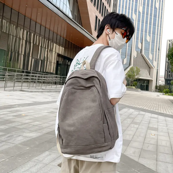Mochila Escolar de Gran Capacidad Estilo Bosque Para Estudiantes Universitarios, Parejas, Viajes - 1